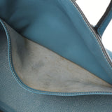 HERMES エルメス バーキン35 ブルージーン シルバー金具 □G刻印(2003年頃) ユニセックス トリヨンクレマンス ハンドバッグ ABランク 中古 銀蔵