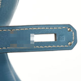 HERMES エルメス バーキン35 ブルージーン シルバー金具 □G刻印(2003年頃) ユニセックス トリヨンクレマンス ハンドバッグ ABランク 中古 銀蔵