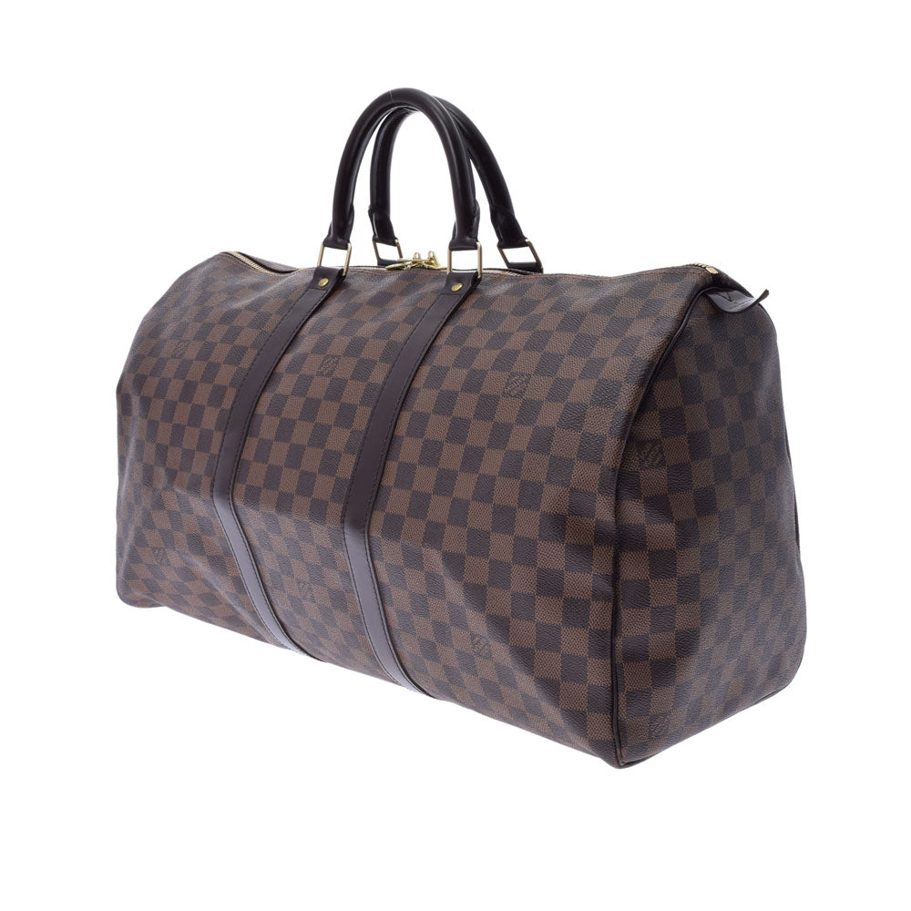 ルイヴィトンキーポル50 14137 ブラウン ユニセックス ダミエ