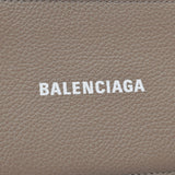 BALENCIAGA バレンシアガ キャッシュ グレー 637130 ユニセックス カーフ コインケース 新同 中古 銀蔵