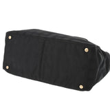 CHANEL シャネル ニュートラベルライン トートMM 黒 レディース ナイロン レザー ハンドバッグ ABランク 中古 銀蔵