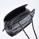 CHANEL シャネル マトラッセ チェーントート グレー レディース  コーティングレザー ショルダーバッグ Bランク 中古 銀蔵