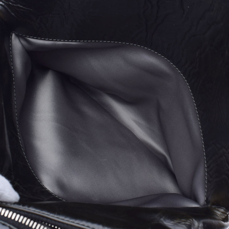 CHANEL シャネル マトラッセ チェーントート グレー レディース  コーティングレザー ショルダーバッグ Bランク 中古 銀蔵