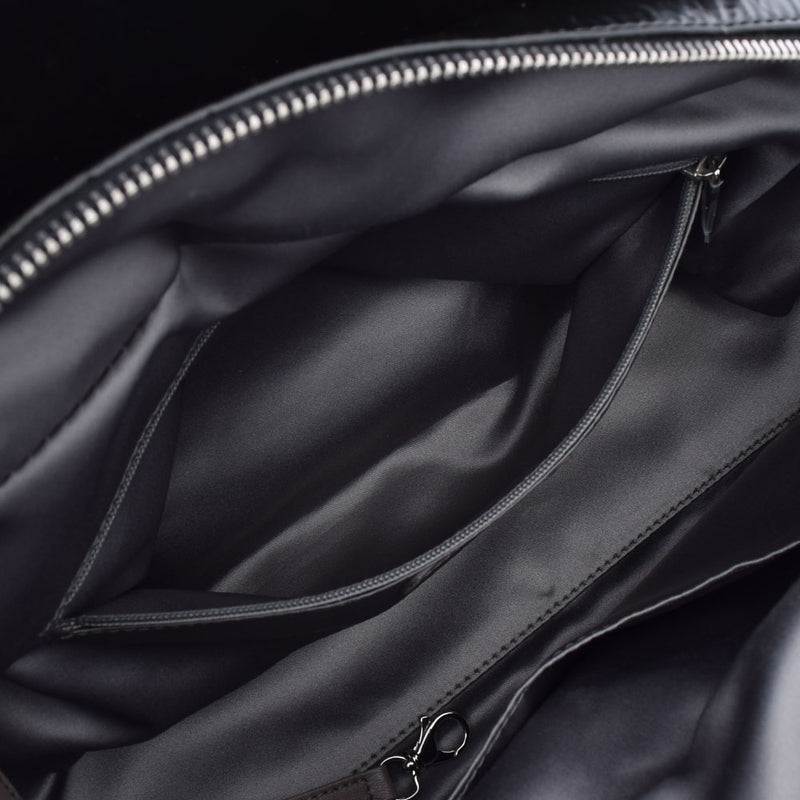 CHANEL シャネル マトラッセ チェーントート グレー レディース  コーティングレザー ショルダーバッグ Bランク 中古 銀蔵