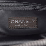 CHANEL シャネル マトラッセ チェーントート グレー レディース  コーティングレザー ショルダーバッグ Bランク 中古 銀蔵