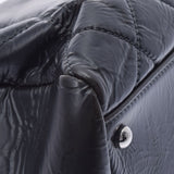 CHANEL シャネル マトラッセ チェーントート グレー レディース  コーティングレザー ショルダーバッグ Bランク 中古 銀蔵