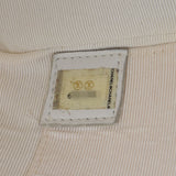 CHANEL シャネル ワイルドステッチ チェーントート ホワイト レディース ラムスキン ショルダーバッグ Bランク 中古 銀蔵