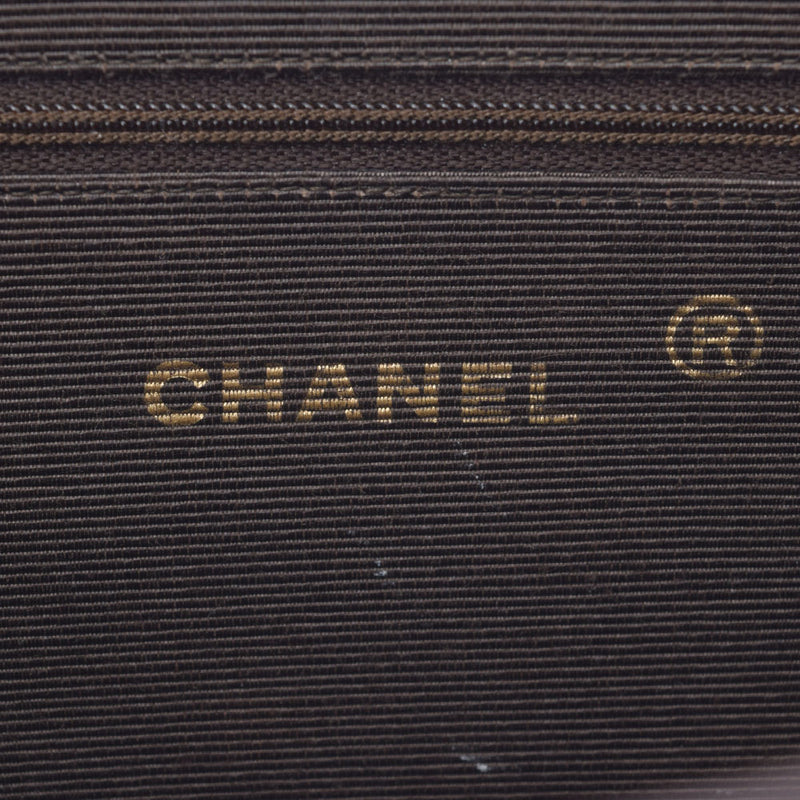 CHANEL シャネル マトラッセ チェーンショルダー 茶 ゴールド金具 レディース ラムスキン ショルダーバッグ Bランク 中古 銀蔵