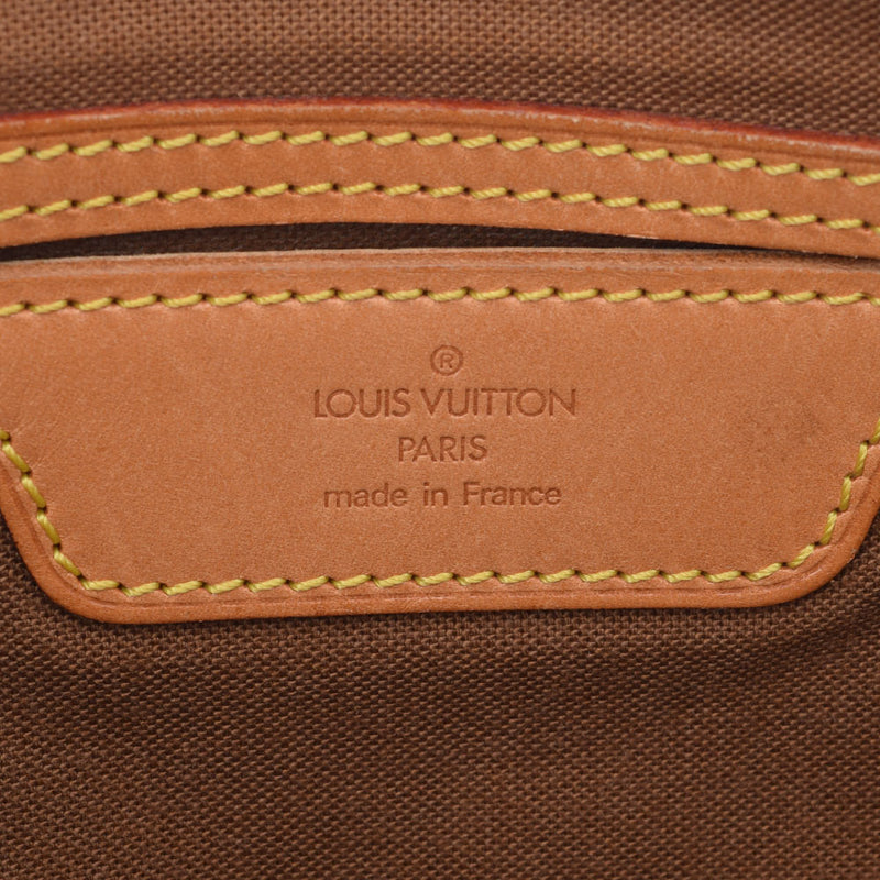 LOUIS VUITTON ルイヴィトン モノグラム フラネリー45 ブラウン M51115 レディース モノグラムキャンバス ショルダーバッグ Bランク 中古 銀蔵