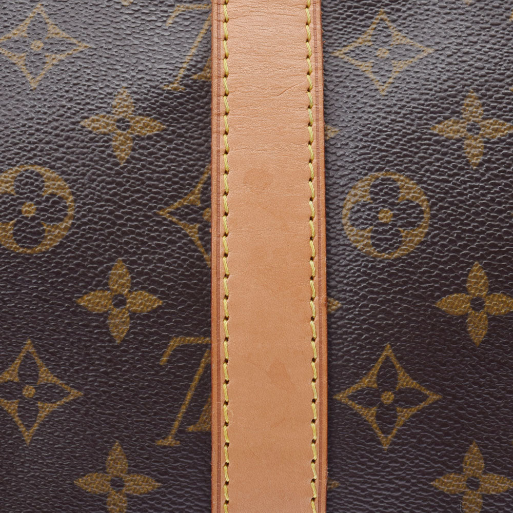 【LOUIS VUITTON/ルイ・ヴィトン】 キーポル バンドリエール55 モノグラム  M41414 ボストンバッグ PVC/ヌメ革 ブラウン ユニセックス【中古】【真子質店】【GD】【YMox】 ルイ ヴィトン モノグラム キーポル バンドリエール 55 ブラウン