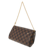LOUIS VUITTON ルイヴィトン ダミエ フェイボリットPM ブラウン N41276 レディース ダミエキャンバス ショルダーバッグ Aランク 中古 銀蔵