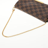 LOUIS VUITTON ルイヴィトン ダミエ フェイボリットPM ブラウン N41276 レディース ダミエキャンバス ショルダーバッグ Aランク 中古 銀蔵