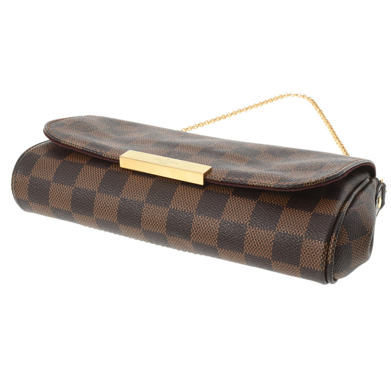 LOUIS VUITTON ルイヴィトン ダミエ フェイボリットPM ブラウン N41276 レディース ダミエキャンバス ショルダーバッグ Aランク 中古 銀蔵