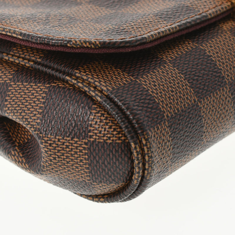 LOUIS VUITTON ルイヴィトン ダミエ フェイボリットPM ブラウン N41276 レディース ダミエキャンバス ショルダーバッグ Aランク 中古 銀蔵