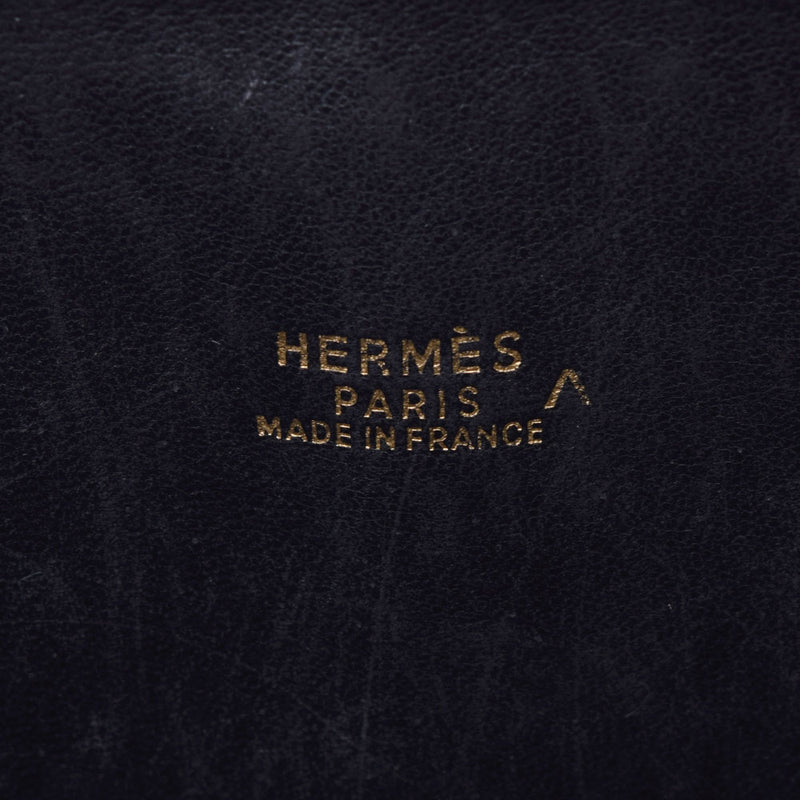 HERMES エルメス ボリード37  黒 ゴールド金具 〇Z刻印(1996年頃) レディース ポロサス ハンドバッグ Bランク 中古 銀蔵