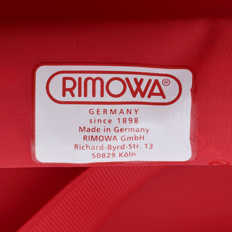 RIMOWA リモワ × シュプリーム 18SS トパーズ マルチウィール 赤 メンズ アルミニウム キャリーバッグ ABランク 中古 銀蔵