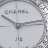 CHANEL シャネル J12 XS 19mm H5238 レディース 白セラミック/SS 腕時計 クオーツ 白文字盤 Aランク 中古 銀蔵