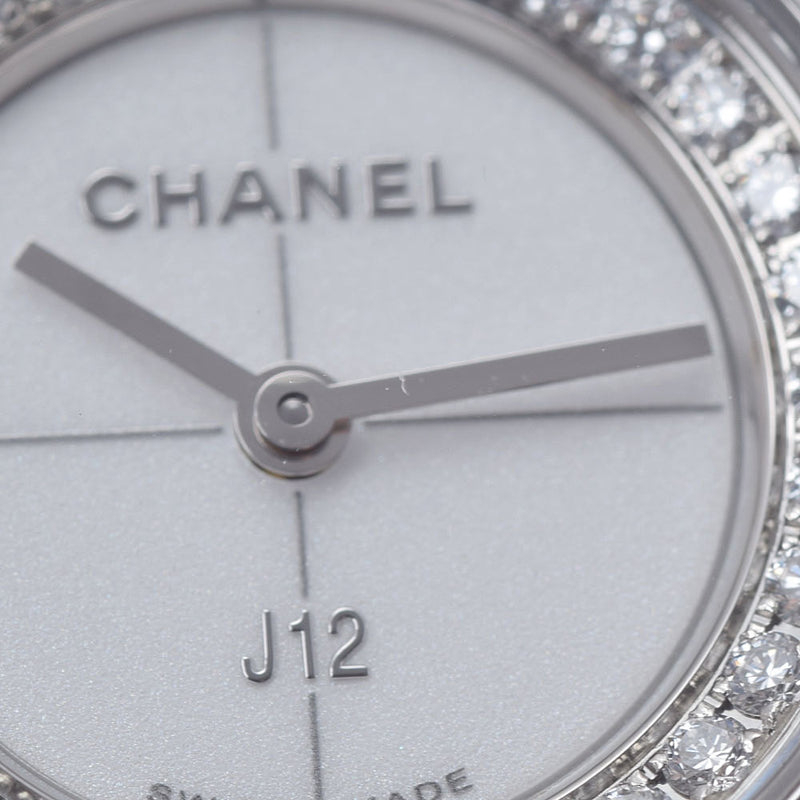 CHANEL シャネル J12 XS 19mm H5238 レディース 白セラミック/SS 腕時計 クオーツ 白文字盤 Aランク 中古 銀蔵