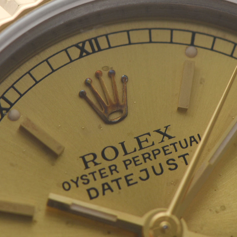 ROLEX ロレックス デイトジャスト 69173 レディース YG/SS 腕時計 自動巻き シャンパン文字盤 Aランク 中古 銀蔵