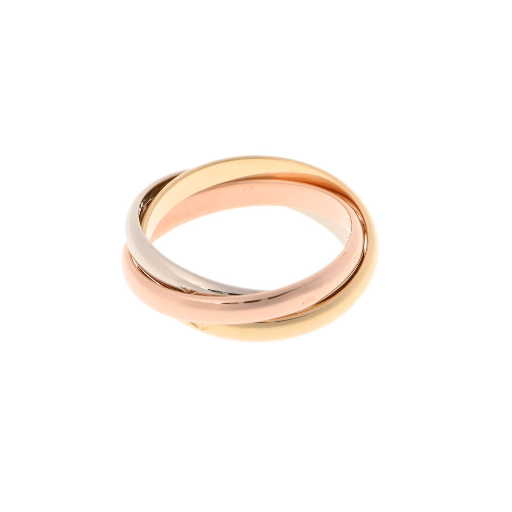 カルティエ　ゴールド スリーカラートリニティリング　46 カルティエトリニティリング スリーカラー #46 レディース リング