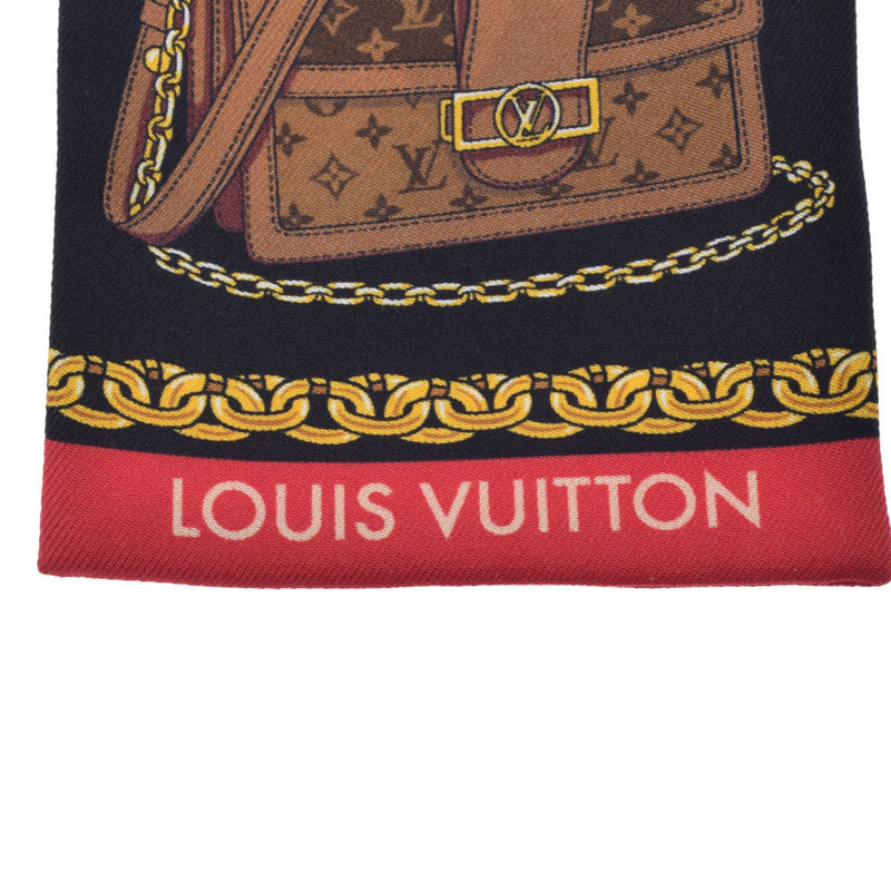 LOUIS VUITTON ルイヴィトン バンドー トリビュートトゥ ブラウン モノグラム柄 M76235 レディース シルク100％ スカーフ ABランク 中古 銀蔵