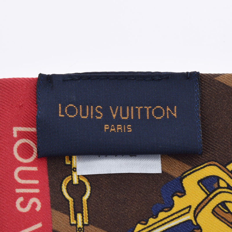 LOUIS VUITTON ルイヴィトン バンドー トリビュートトゥ ブラウン モノグラム柄 M76235 レディース シルク100％ スカーフ ABランク 中古 銀蔵