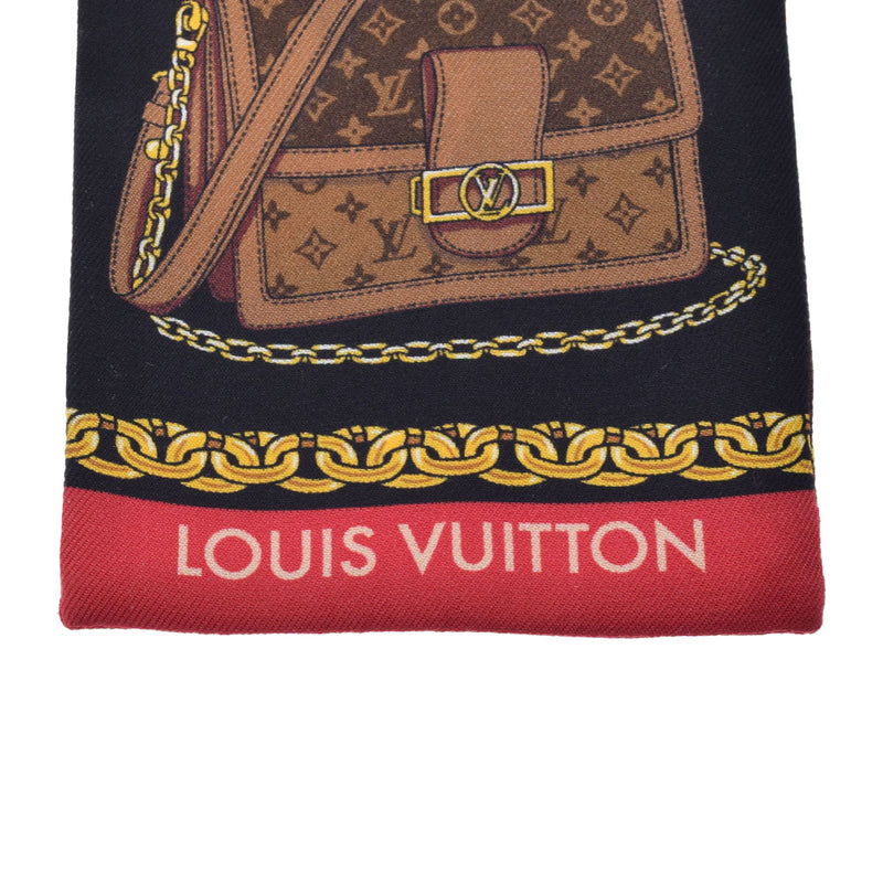 LOUIS VUITTON ルイヴィトン バンドー トリビュートトゥ ブラウン モノグラム柄 M76235 レディース シルク100％ スカーフ ABランク 中古 銀蔵