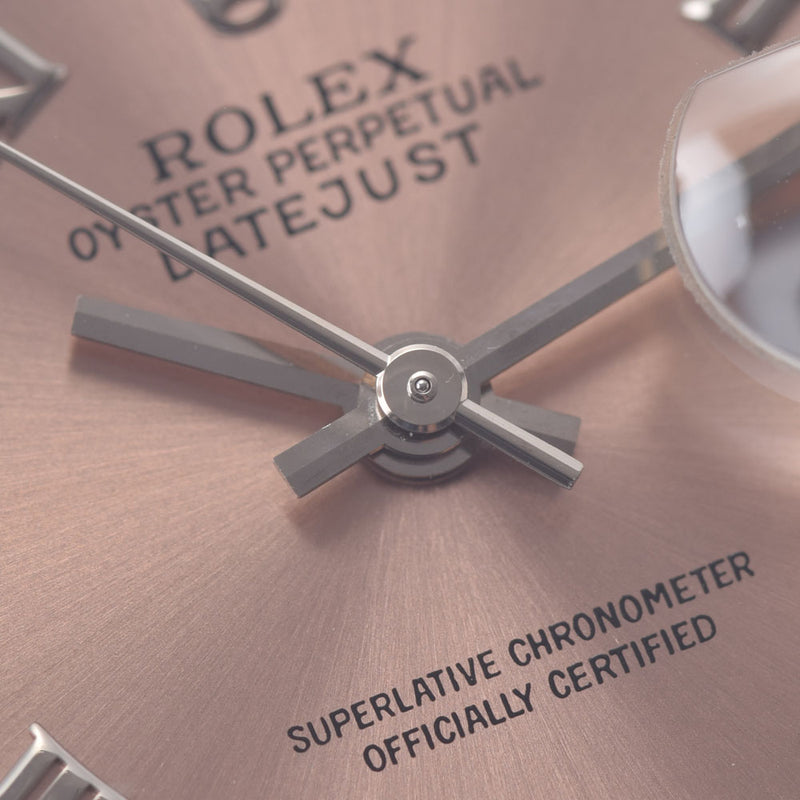 ROLEX ロレックス デイトジャスト 69174 レディース SS/WG 腕時計 自動巻き ピンク文字盤 Aランク 中古 銀蔵
