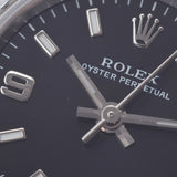 ROLEX ロレックス オイスター パーペチュアル 76030 レディース SS 腕時計 自動巻き 黒文字盤 Aランク 中古 銀蔵