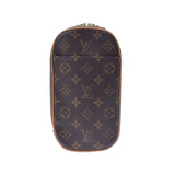 LOUIS VUITTON ルイヴィトン モノグラム ポシェットガンジュ ブラウン M51870 ユニセックス モノグラムキャンバス ボディバッグ Aランク 中古 銀蔵