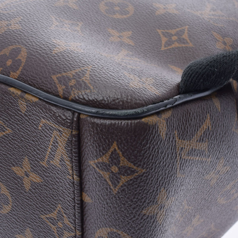 LOUIS VUITTON ルイヴィトン モノグラム マカサー ジョッシュ ブラウン/黒 M41530 メンズ モノグラムキャンバス リュック・デイパック Bランク 中古 銀蔵