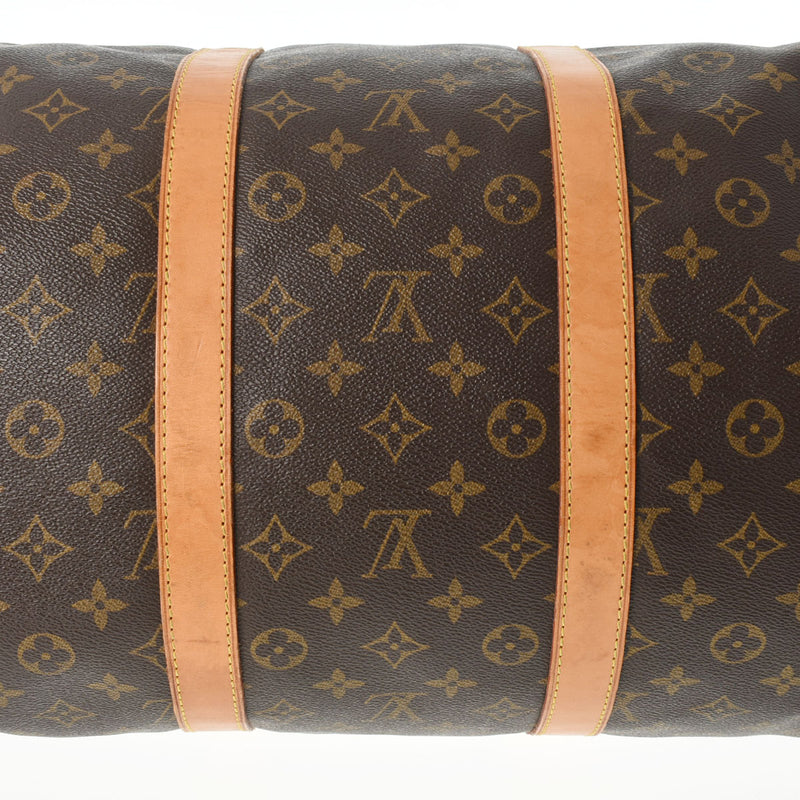 LOUIS VUITTON ルイヴィトン モノグラム キーポル55 ブラウン M41424 ユニセックス モノグラムキャンバス ボストンバッグ Bランク 中古 銀蔵