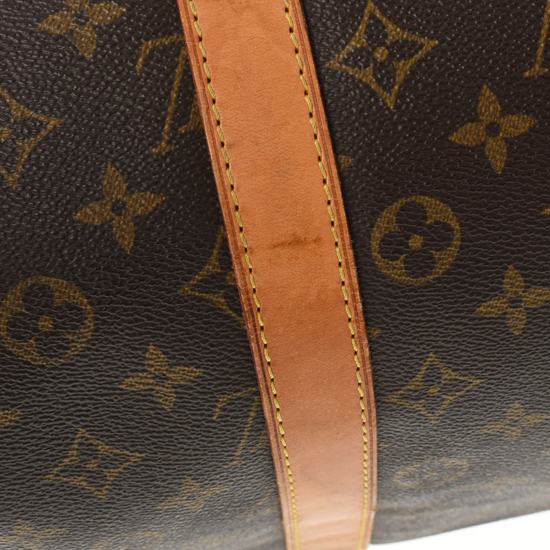 LOUIS VUITTON ルイヴィトン モノグラム キーポル55 ブラウン M41424 ユニセックス モノグラムキャンバス ボストンバッグ Bランク 中古 銀蔵