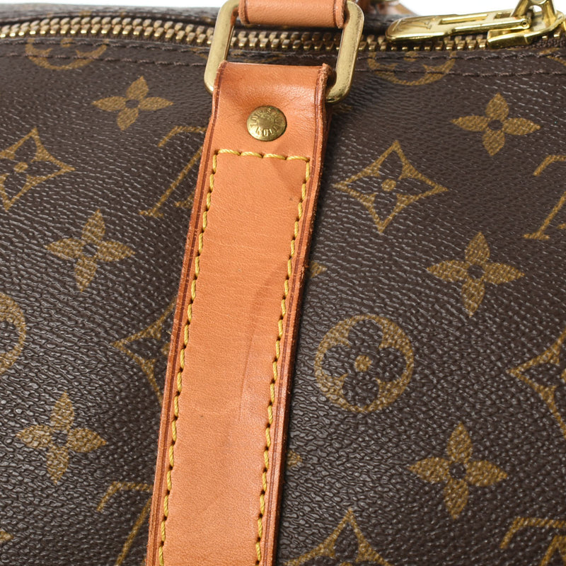 LOUIS VUITTON ルイヴィトン モノグラム キーポル55 ブラウン M41424 ユニセックス モノグラムキャンバス ボストンバッグ Bランク 中古 銀蔵