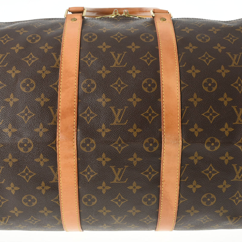 LOUIS VUITTON ルイヴィトン モノグラム キーポル55 ブラウン M41424 ユニセックス モノグラムキャンバス ボストンバッグ Bランク 中古 銀蔵