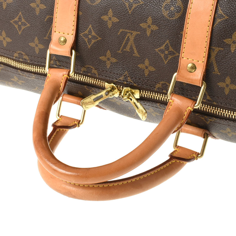 LOUIS VUITTON ルイヴィトン モノグラム キーポル55 ブラウン M41424 ユニセックス モノグラムキャンバス ボストンバッグ Bランク 中古 銀蔵