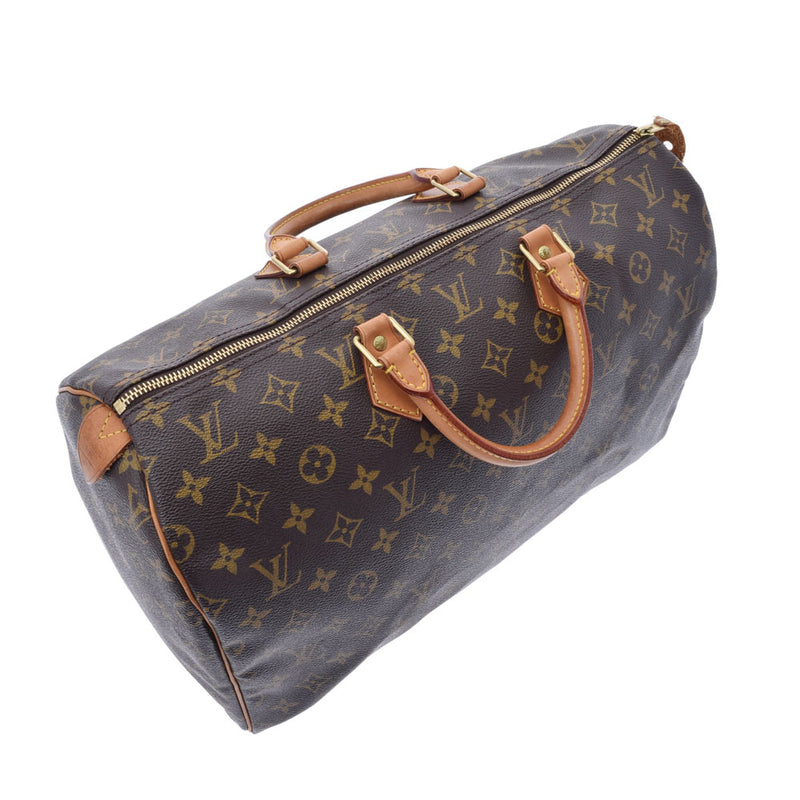 LOUIS VUITTON ルイヴィトン モノグラム スピーディ40 ブラウン M41522 ユニセックス モノグラムキャンバス ハンドバッグ Bランク 中古 銀蔵