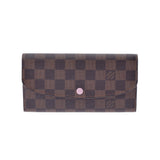 LOUIS VUITTON ルイヴィトン ダミエ ポルトフォイユ エミリー ローズバレリーヌ N60214 レディース ダミエキャンバス 長財布 ABランク 中古 銀蔵