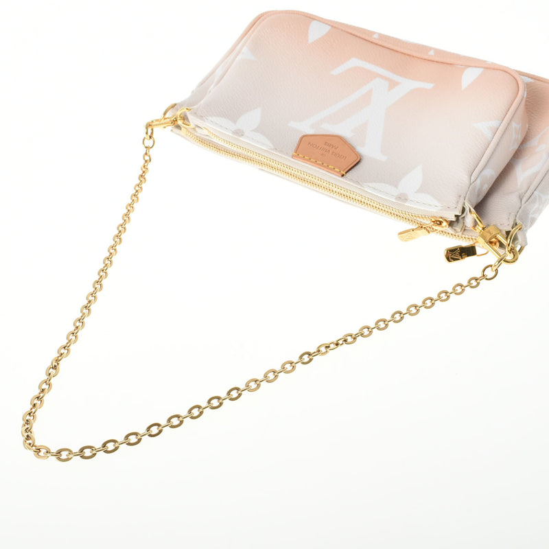 LOUIS VUITTON ルイヴィトン モノグラム ミュルティ ポシェット アクセソワール パステル M57634 レディース モノグラムキャンバス ショルダーバッグ ABランク 中古 銀蔵