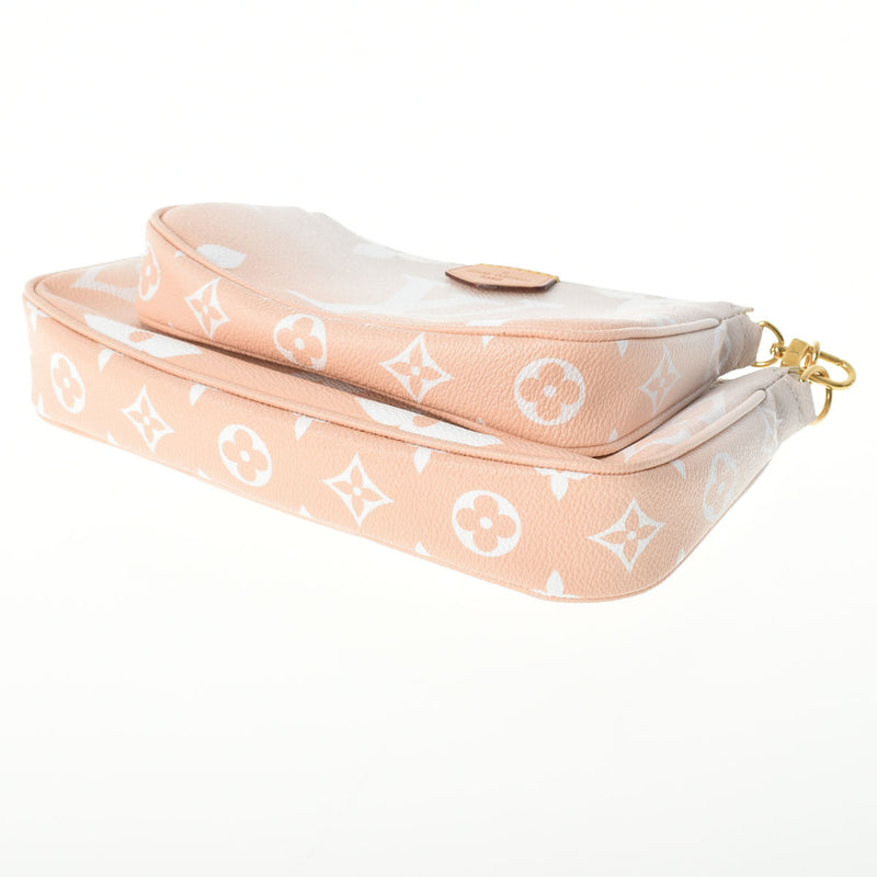 LOUIS VUITTON ルイヴィトン モノグラム ミュルティ ポシェット アクセソワール パステル M57634 レディース モノグラムキャンバス ショルダーバッグ ABランク 中古 銀蔵