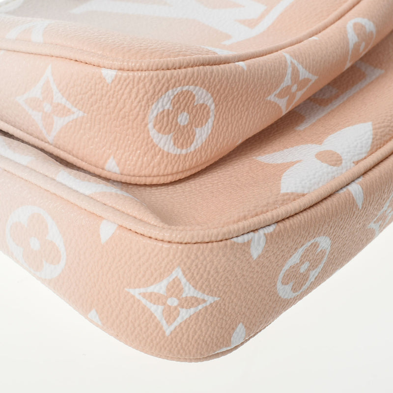 LOUIS VUITTON ルイヴィトン モノグラム ミュルティ ポシェット アクセソワール パステル M57634 レディース モノグラムキャンバス ショルダーバッグ ABランク 中古 銀蔵