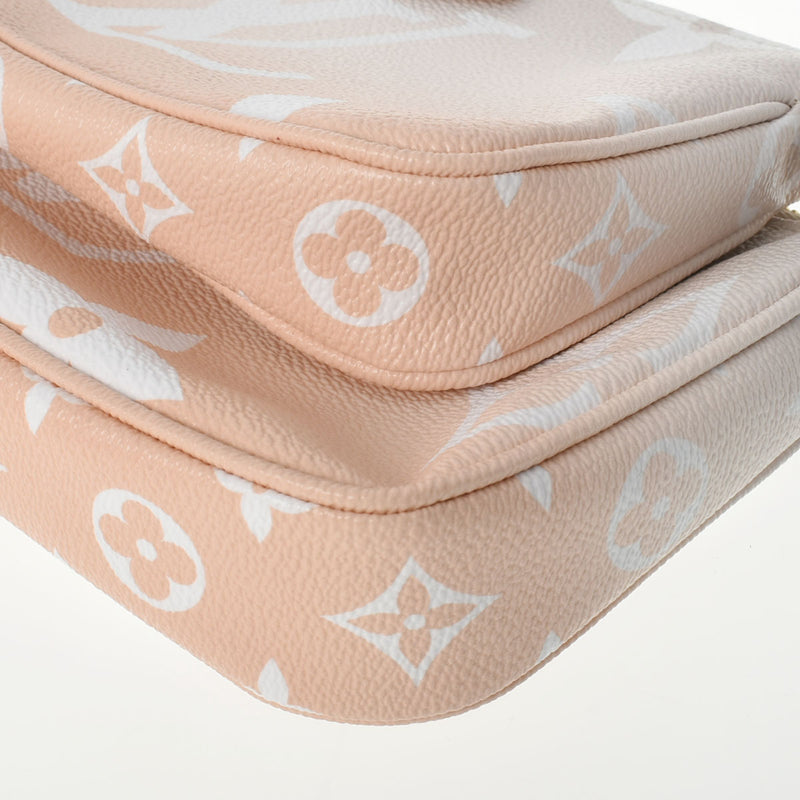 LOUIS VUITTON ルイヴィトン モノグラム ミュルティ ポシェット アクセソワール パステル M57634 レディース モノグラムキャンバス ショルダーバッグ ABランク 中古 銀蔵