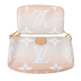 LOUIS VUITTON ルイヴィトン モノグラム ミュルティ ポシェット アクセソワール パステル M57634 レディース モノグラムキャンバス ショルダーバッグ ABランク 中古 銀蔵