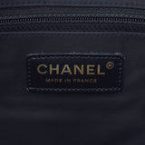 CHANEL シャネル ニュートラベルライン トートMM 黒 レディース ナイロン レザー ハンドバッグ ABランク 中古 銀蔵