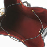 LOUIS VUITTON ルイヴィトン モノグラム アンプラント ネオノエMM ブラック/ベージュ M45497 レディース グレインレザー ショルダーバッグ Aランク 中古 銀蔵