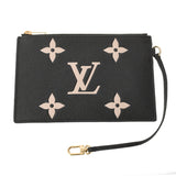 LOUIS VUITTON ルイヴィトン モノグラム アンプラント ネオノエMM ブラック/ベージュ M45497 レディース グレインレザー ショルダーバッグ Aランク 中古 銀蔵