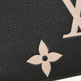 LOUIS VUITTON ルイヴィトン モノグラム アンプラント ネオノエMM ブラック/ベージュ M45497 レディース グレインレザー ショルダーバッグ Aランク 中古 銀蔵