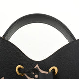 LOUIS VUITTON ルイヴィトン モノグラム アンプラント ネオノエMM ブラック/ベージュ M45497 レディース グレインレザー ショルダーバッグ Aランク 中古 銀蔵