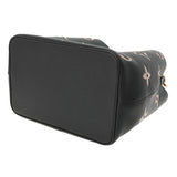 LOUIS VUITTON ルイヴィトン モノグラム アンプラント ネオノエMM ブラック/ベージュ M45497 レディース グレインレザー ショルダーバッグ Aランク 中古 銀蔵