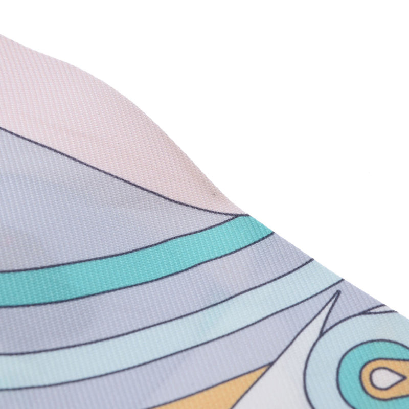 HERMES エルメス ツイリー  ピンク/グレー レディース シルク100％ スカーフ Aランク 中古 銀蔵